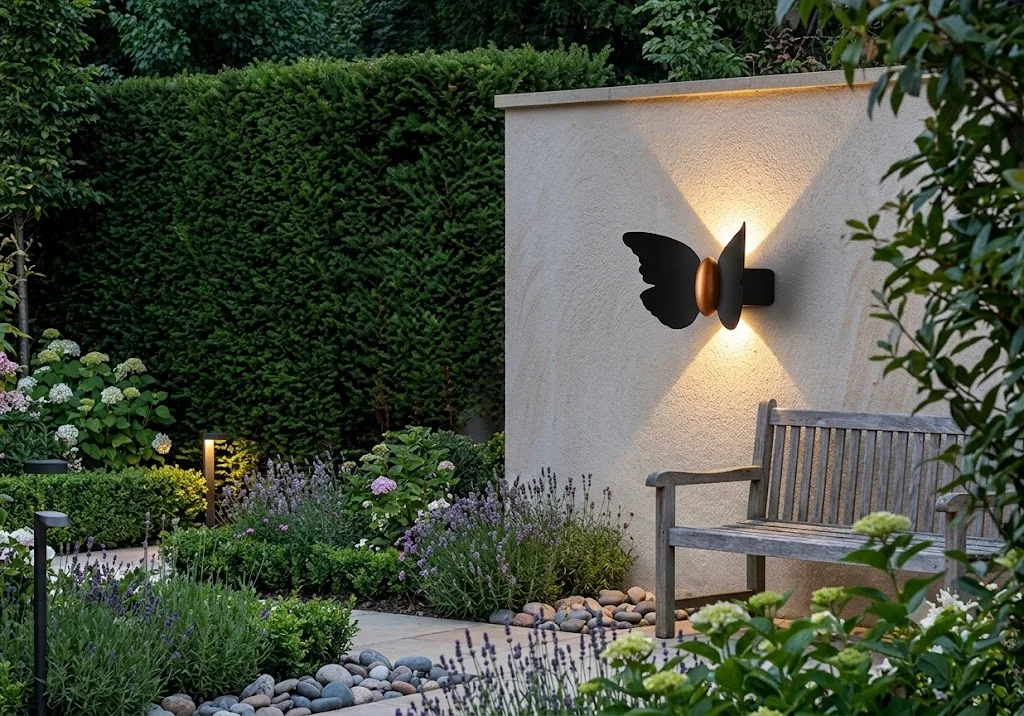 Applique Murale Papillon LED IP65 – Compacte & Résistante