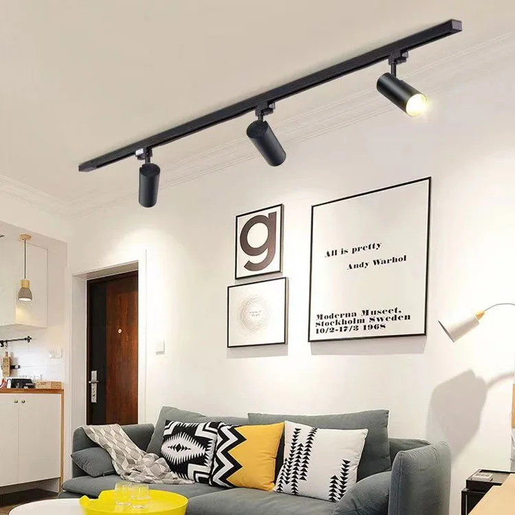 Projecteur sur Rail LED 30W Noir 6500K/4000K (B69)