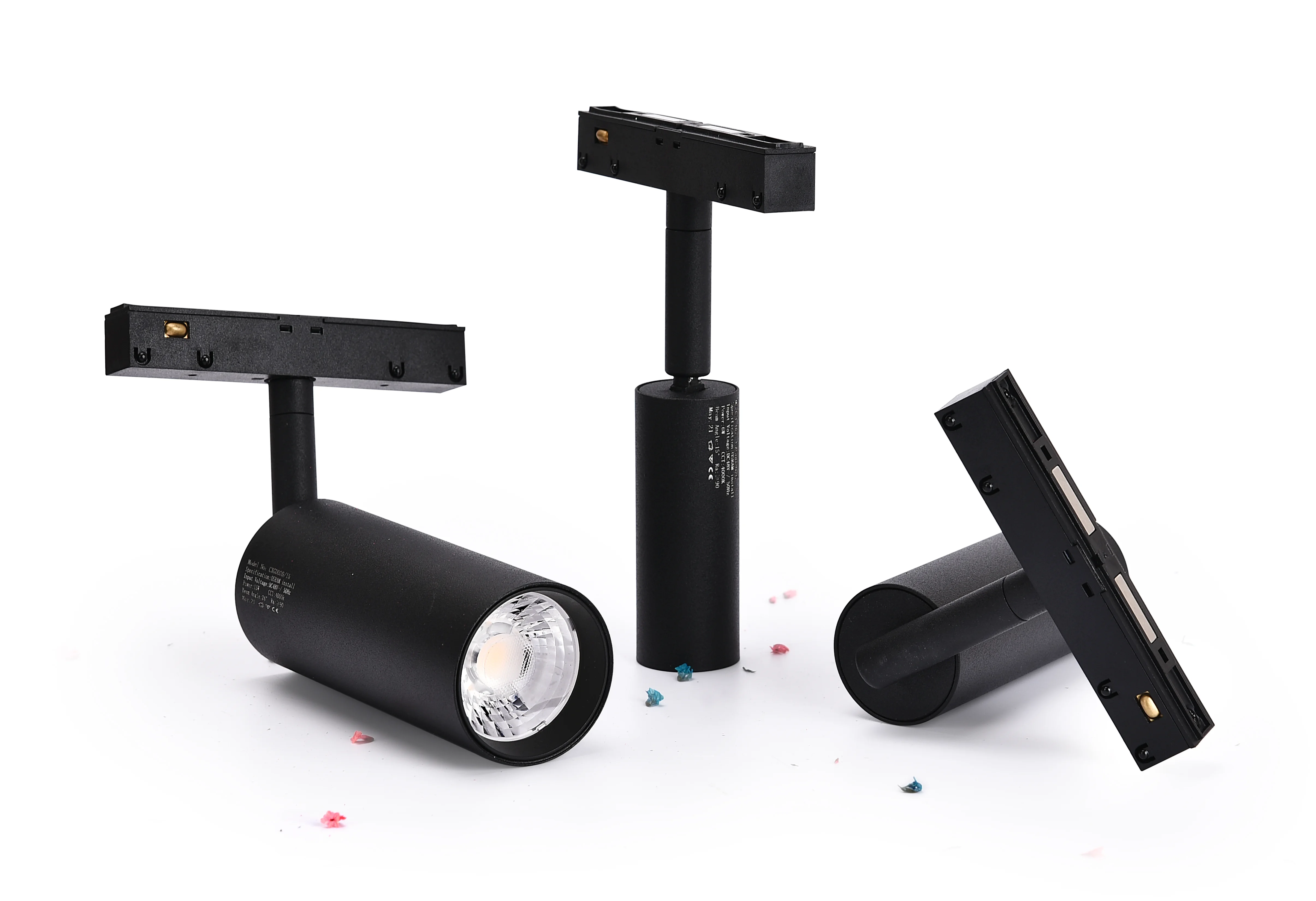 Spots Magnétiques sur Rail encastrable - Design Contemporain et Efficace