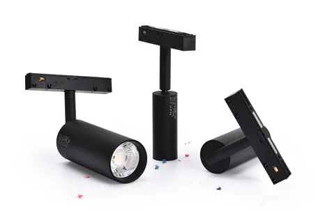 Spots Magnétiques sur Rail encastrable - Design Contemporain et Efficace