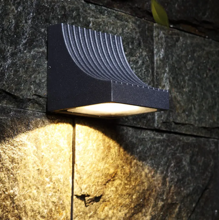 Applique Mural LED 5W IP65  Noir 3000k REF: MK-F806