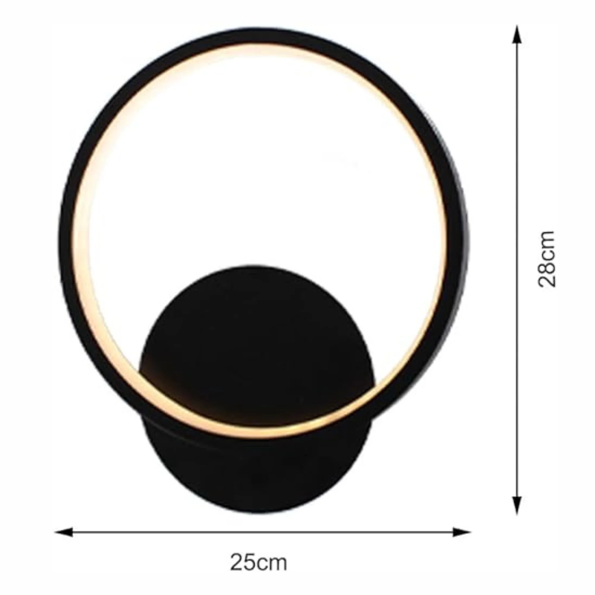 Applique Murale Ronde Effet 