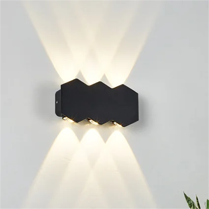 Applique de Façade LED Design (6 Faisceaux) – Éclairage Extérieur Étanche IP65