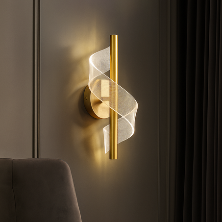 Applique Murale LED Spirale – Design Moderne et Élégant