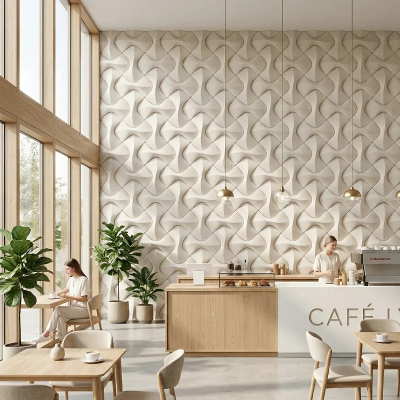 Décoration murale en plâtre 