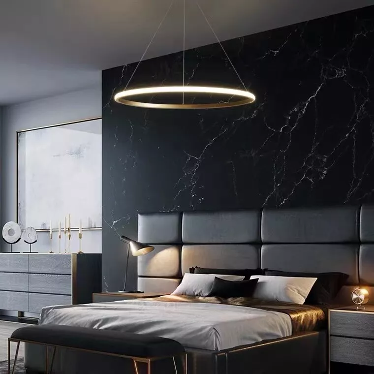 Suspension LED moderne Doré-40cm