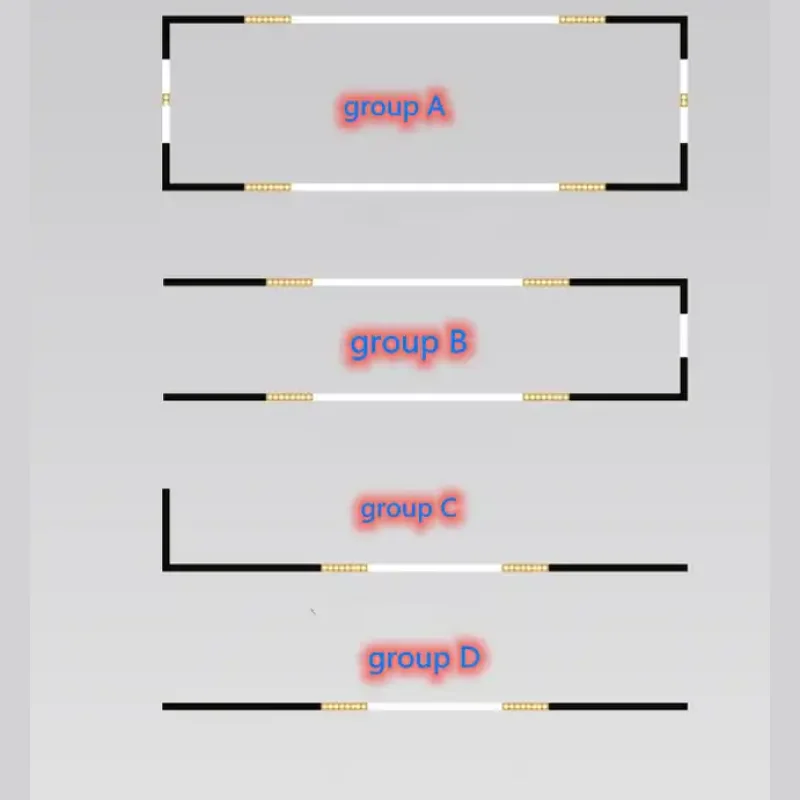 Rail Magnetique 2M Noir REF: MAG-TRACK