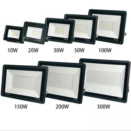 Projecteur LED SMD Slim  Noir 6500K