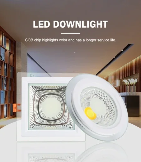 Spot Encastrable COB – Éclairage de Boutique Pro