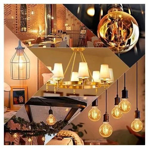 Lampe LED Vintage Globe 4W G95 E27 - Lumière Jaune