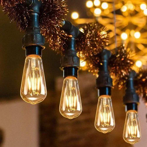 Lampe Filament ST64 4W E27 - Lumière Jaune 3000K