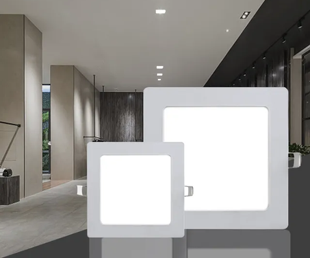 Spots LED Encastrables Extra-Plats Carrés