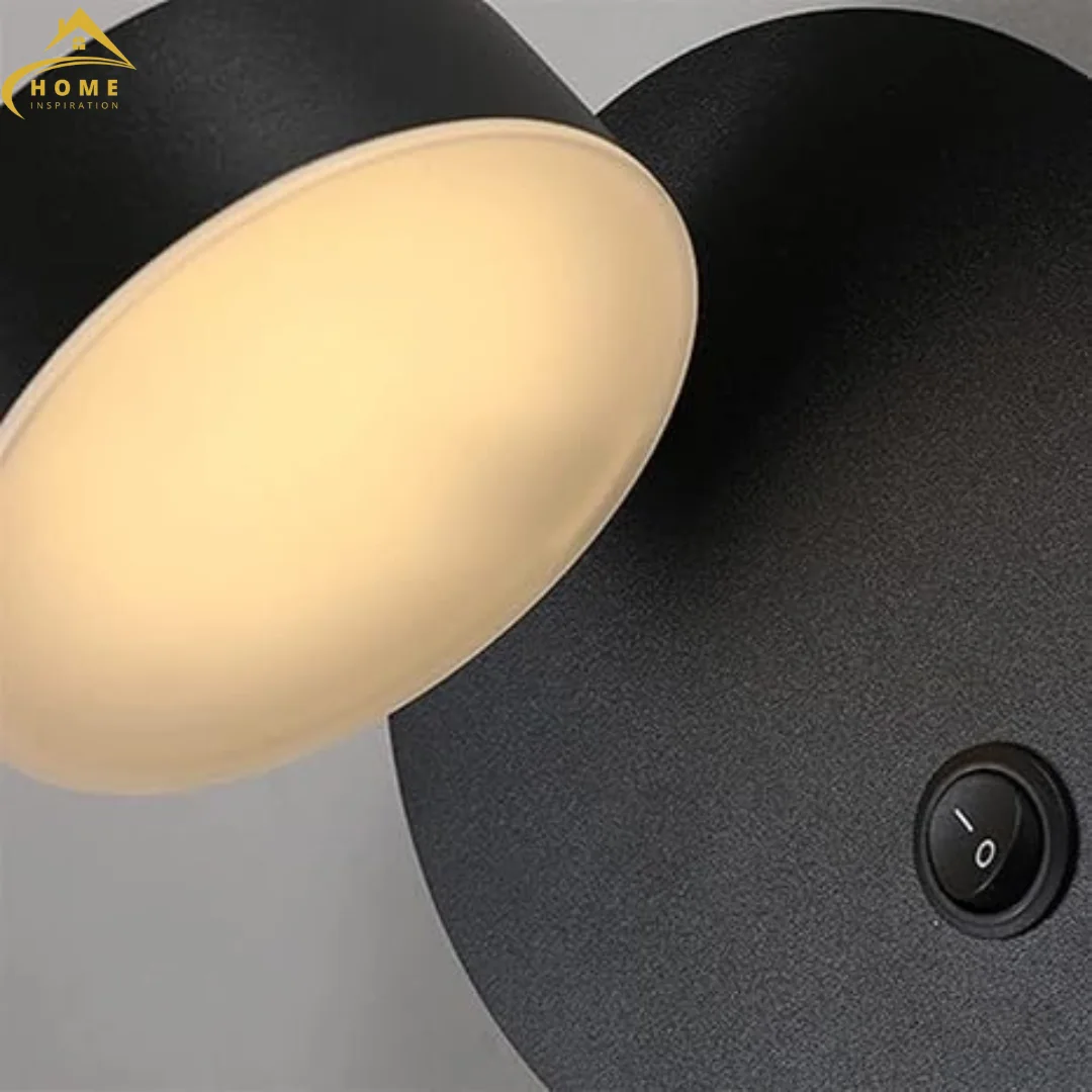 Applique Murale LED Orientable 360° avec Interrupteur – Liseuse Tête de Lit Design