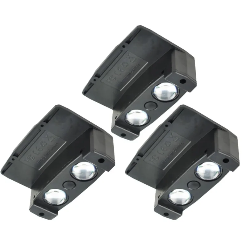 Applique solaire murale à faisceau – 12 couleurs de lumière (118 × 80 × 40 mm)