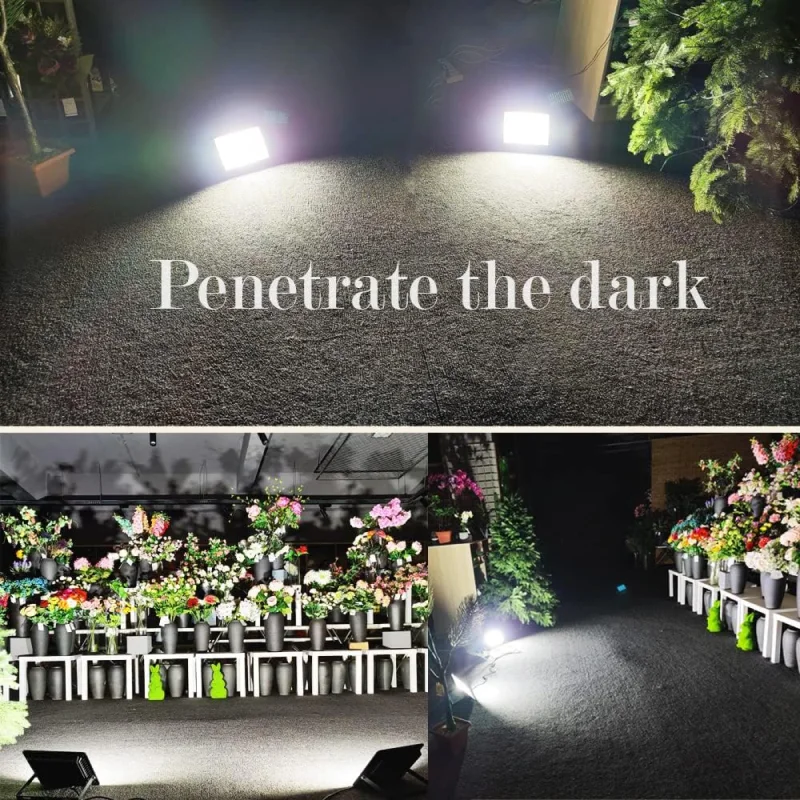 Projecteur LED SMD Slim  Noir 6500K