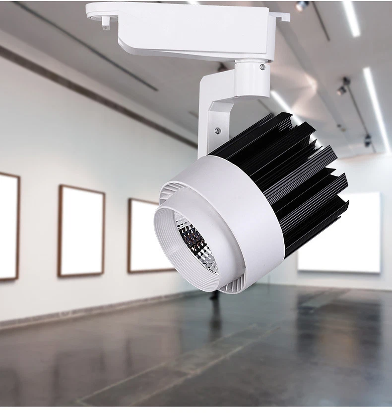 Projecteur sur Rail LED 30W 4000K/6500K – Ø95×120 mm