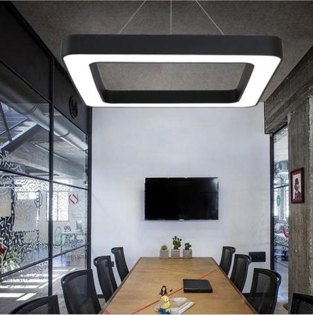 Luminaire suspendue carré LED de 60W