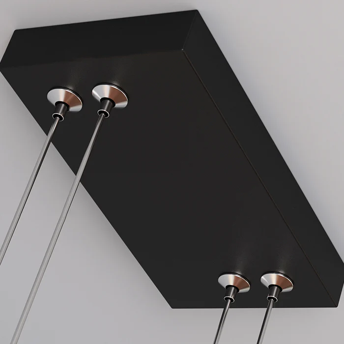 Suspension Barre LED avec 2 Spots Orientables – Éclairage Double Fonction