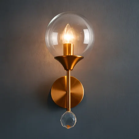 Applique Murale Nordique en Verre