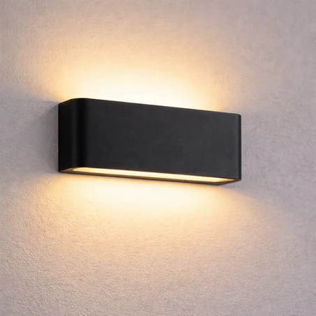 Applique Murale Rectangulaire Large (12W) – Lumière Chaude pour Terrasse