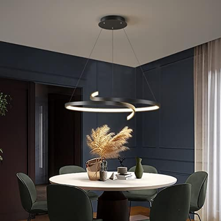 Lustre LED Moderne – Design Rond en Acrylique