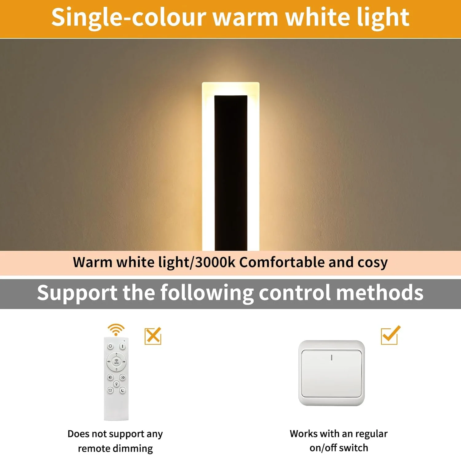 Applique Murale LED IP65 – Design Élégant & Résistant