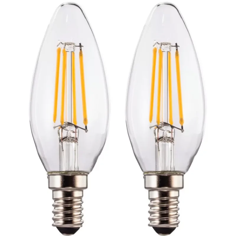 Lampe Flamme LED Filament C35 E14 4W 2700k/6500k