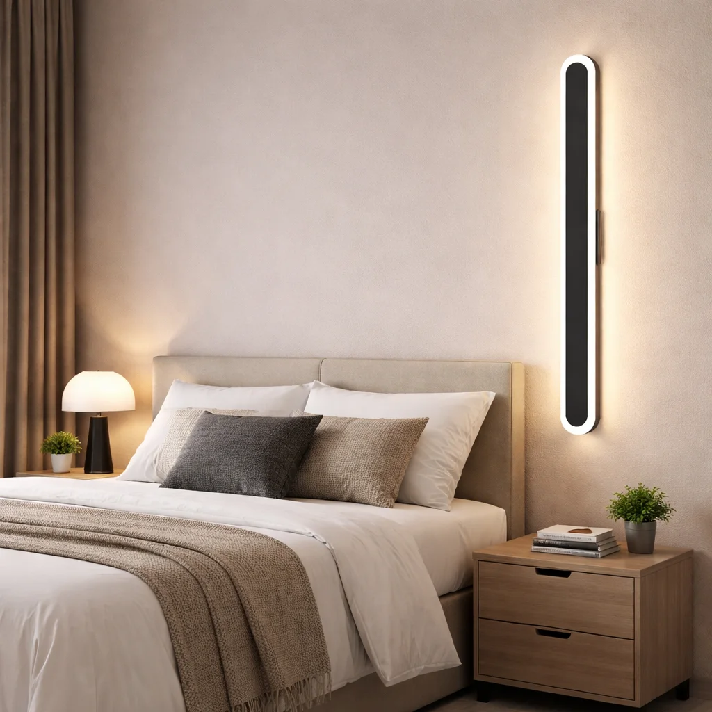 Applique Murale Barre LED Minimaliste (60cm) – Éclairage Indirect