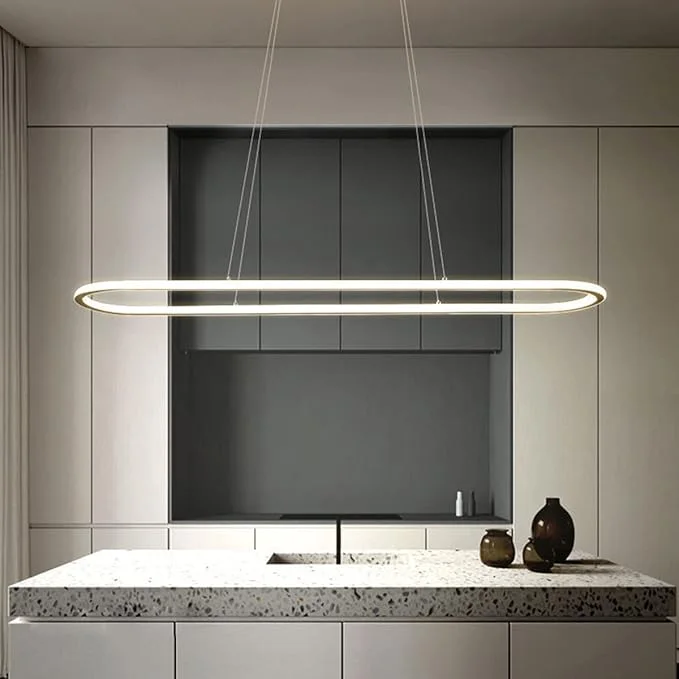 Lustre LED Moderne – Design Ovalé-100cm