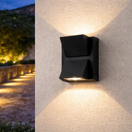 Applique Murale LED (Up & Down) – Spot Mural Aluminium Noir