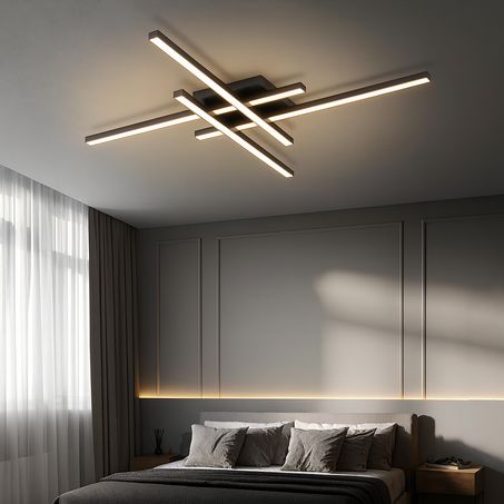LED Linear Ceiling Light – Sputnik Moderne (70 cm)