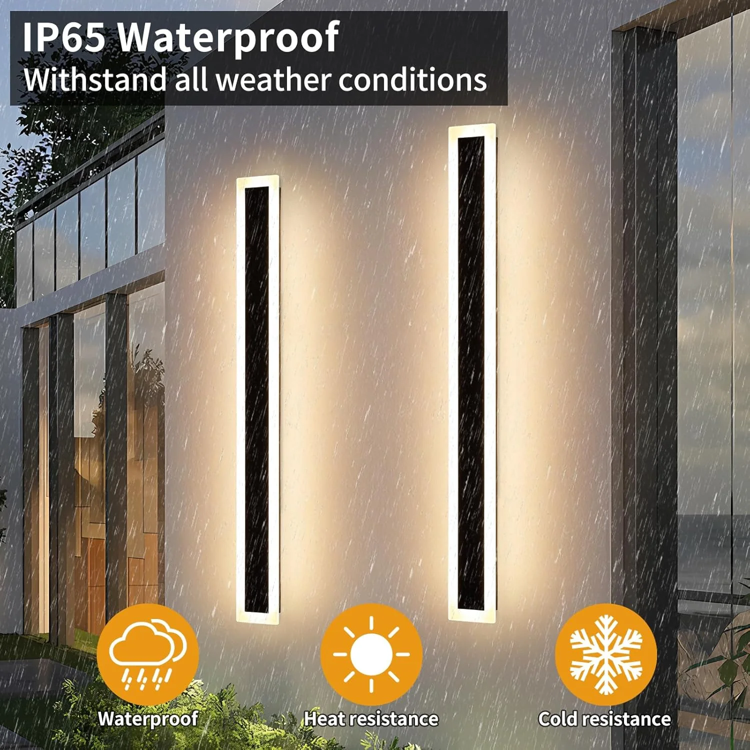 Applique Murale LED IP65 – Design Élégant & Résistant