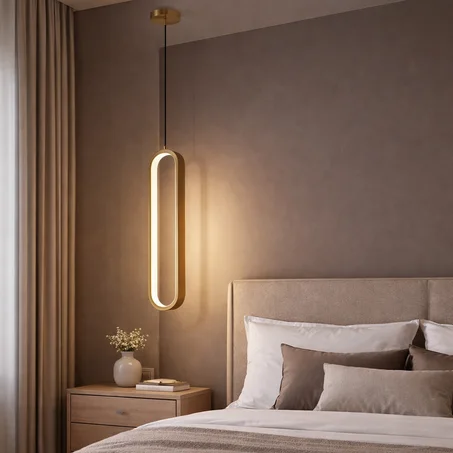 Suspension Linéaire LED "Bandeau" – Éclairage Chambre adulte ou Salon