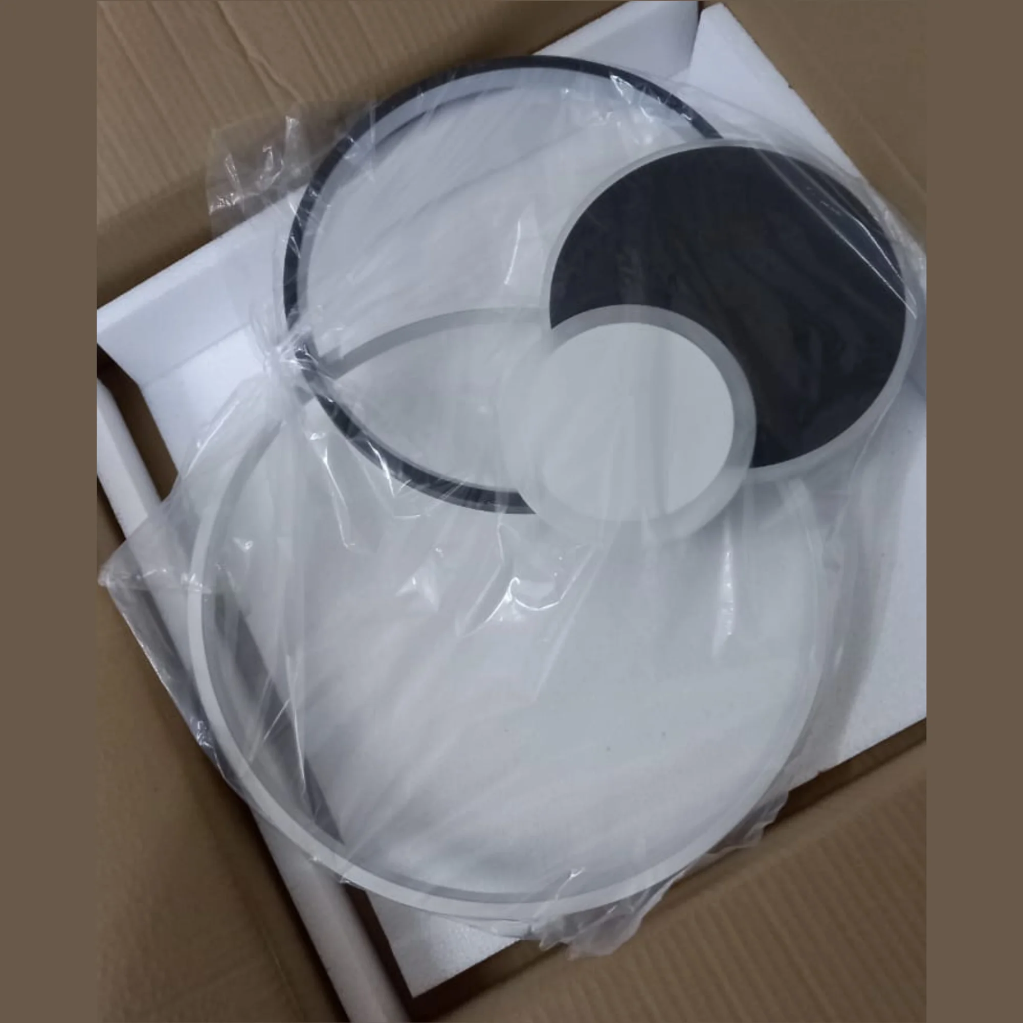 Plafonnier Double Anneau Noir Mat – Style Industriel & Moderne