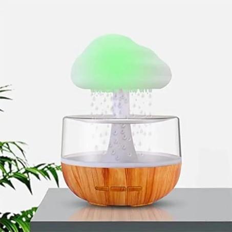 Humidificateur en Forme de Nuage avec Effet Plui