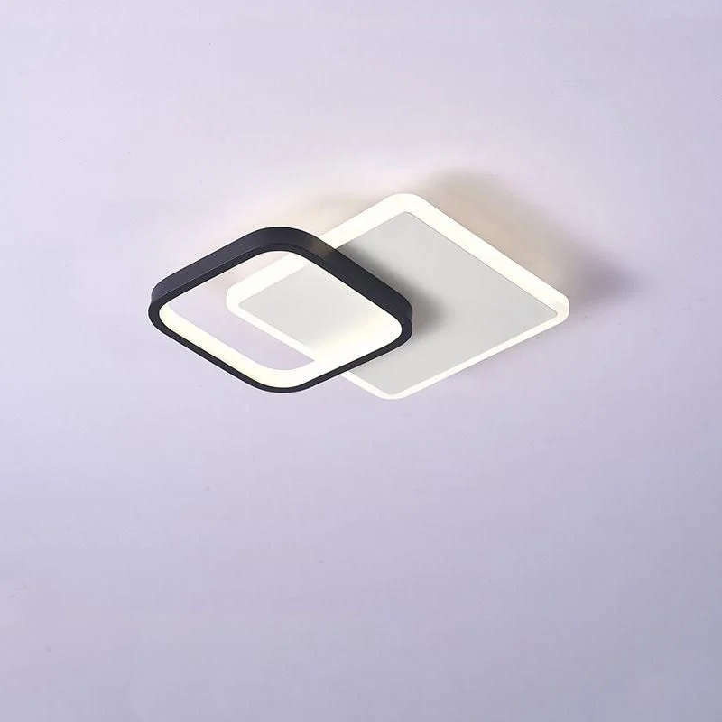 Petit Plafonnier LED Carré Design (24W) – Éclairage Compact pour Couloir & Entrée