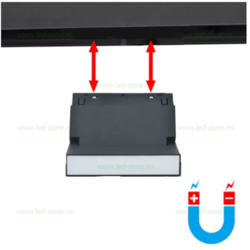 Éclairage Magnétique sur rail ENCASTRABLE Folder SMD - Pour un Éclairage Ciblé et Efficace