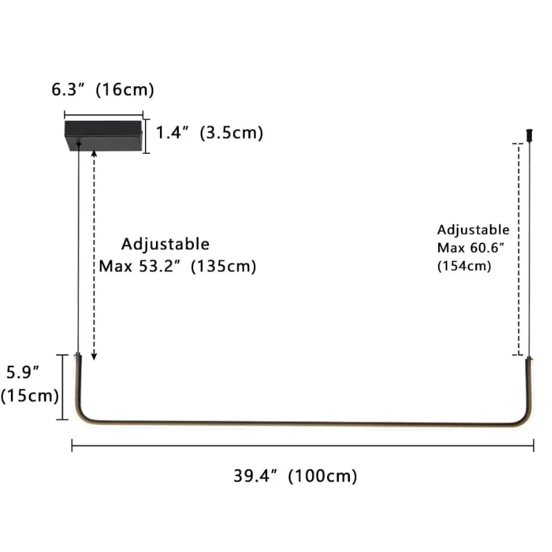 Suspension Linéaire LED 