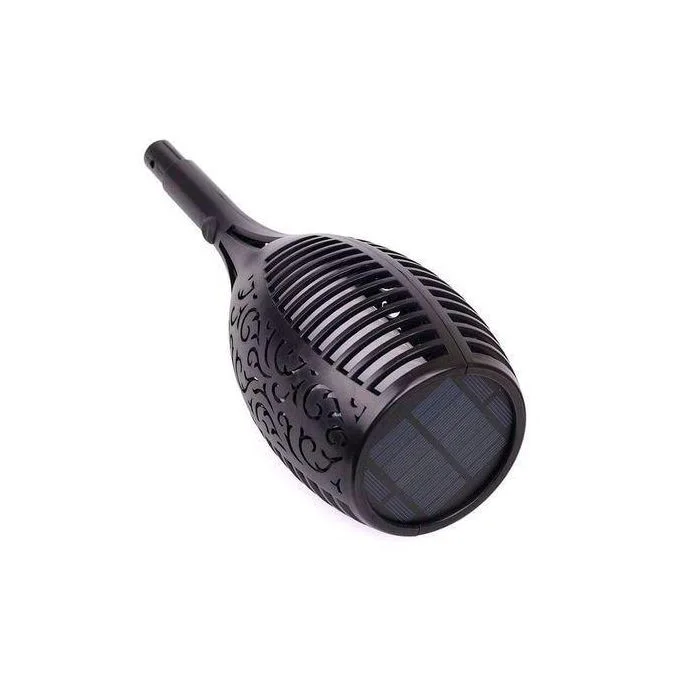 Torche Solaire de Jardin Effet Flamme – Spot LED Autonome & Étanche