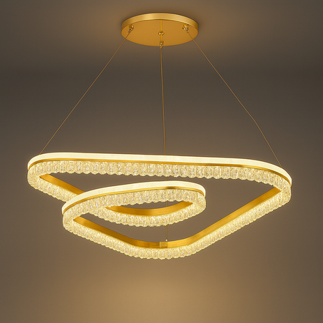 Lustre Moderne LED – Diamètre 50 cm