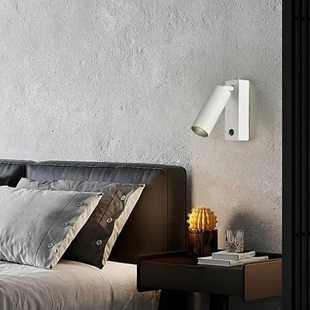 Applique Liseuse Tête de Lit (Ampoule GU10) – Spot de Lecture Orientable