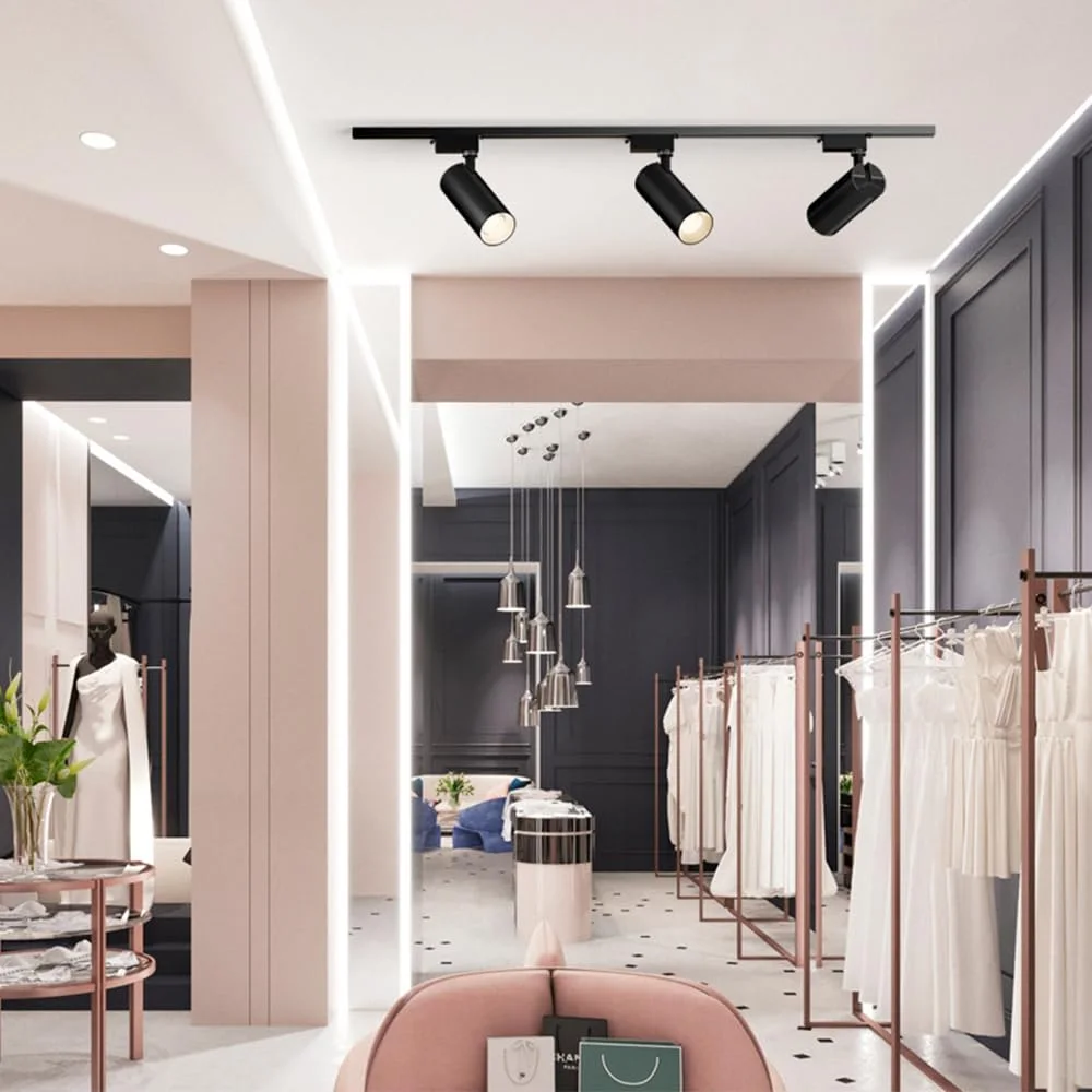 Projecteur sur Rail LED 30W Noir/Blanc 3000K/4000K/6500K