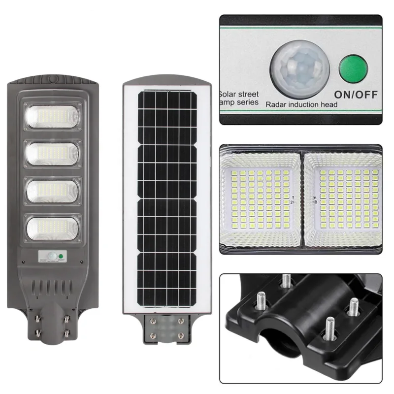 Foyer LED solaire 6500 K + Commande