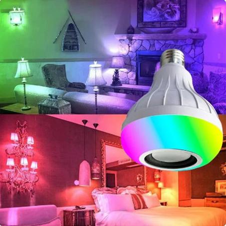 Ampoule LED Musicale Bluetooth avec Télécommande