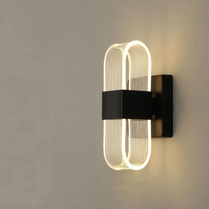 Abat-jour Acrylique Nordique Noir