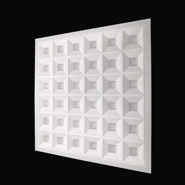 Dalle Lumineuse LED Carrée (72W) – Éclairage Puissant pour Bureau