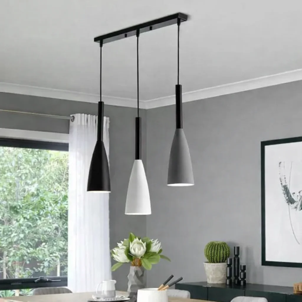 Suspension Triple Minimaliste – Élégance Moderne pour Votre Intérieur