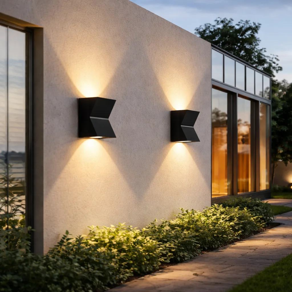 Applique Murale LED (Up & Down) – Spot Mural Aluminium Noir