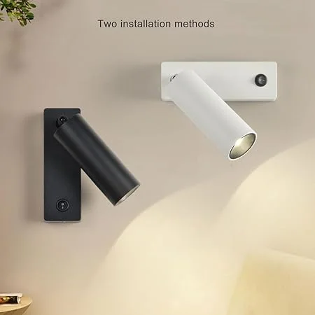 Applique Liseuse Tête de Lit (Ampoule GU10) – Spot de Lecture Orientable