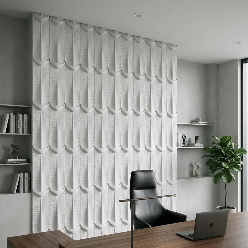 Khottifa_Revêtement murael 3D en plâtre